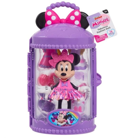 Disney Junior Minnie Mouse Fabulous Fashion Doll Unicorn Fantasy, 14-piece Set - Picture 2 of 2